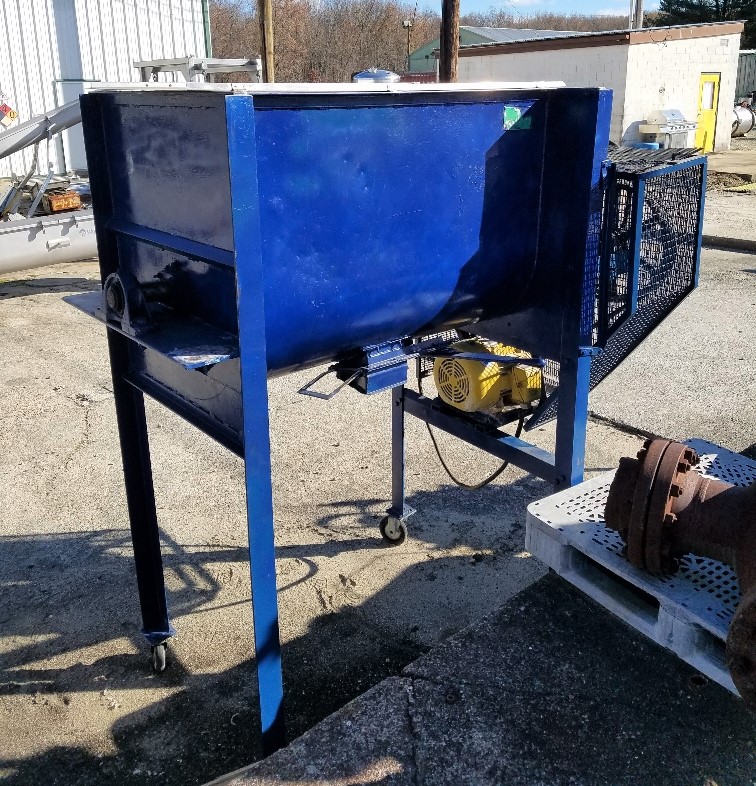 ***SOLD*** used 15 CU.FT. Carbon Steel MARION Paddle Blender. Model 2030. Mixing Chamber is 48